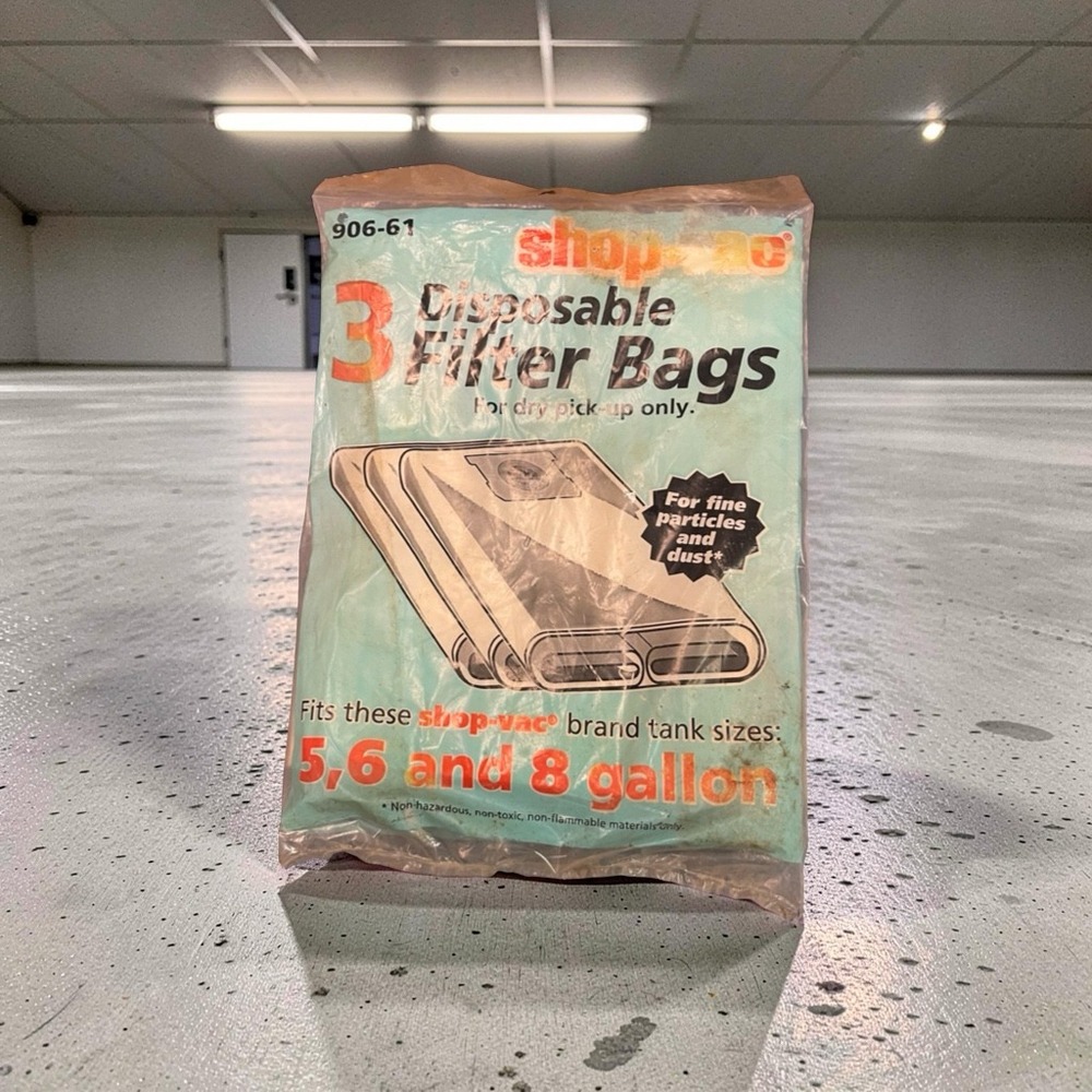Shop-Vac 906-61 Disposable Filter Bags 3 Pack for 5 6 8 Gallon‎ Tanks Vintage
